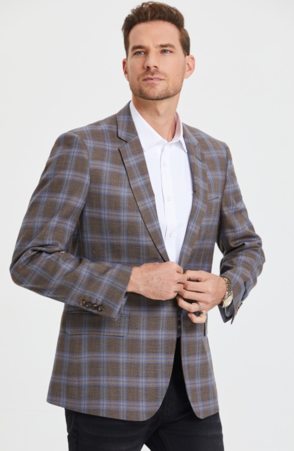 Plaid Aesthetics Suit Set