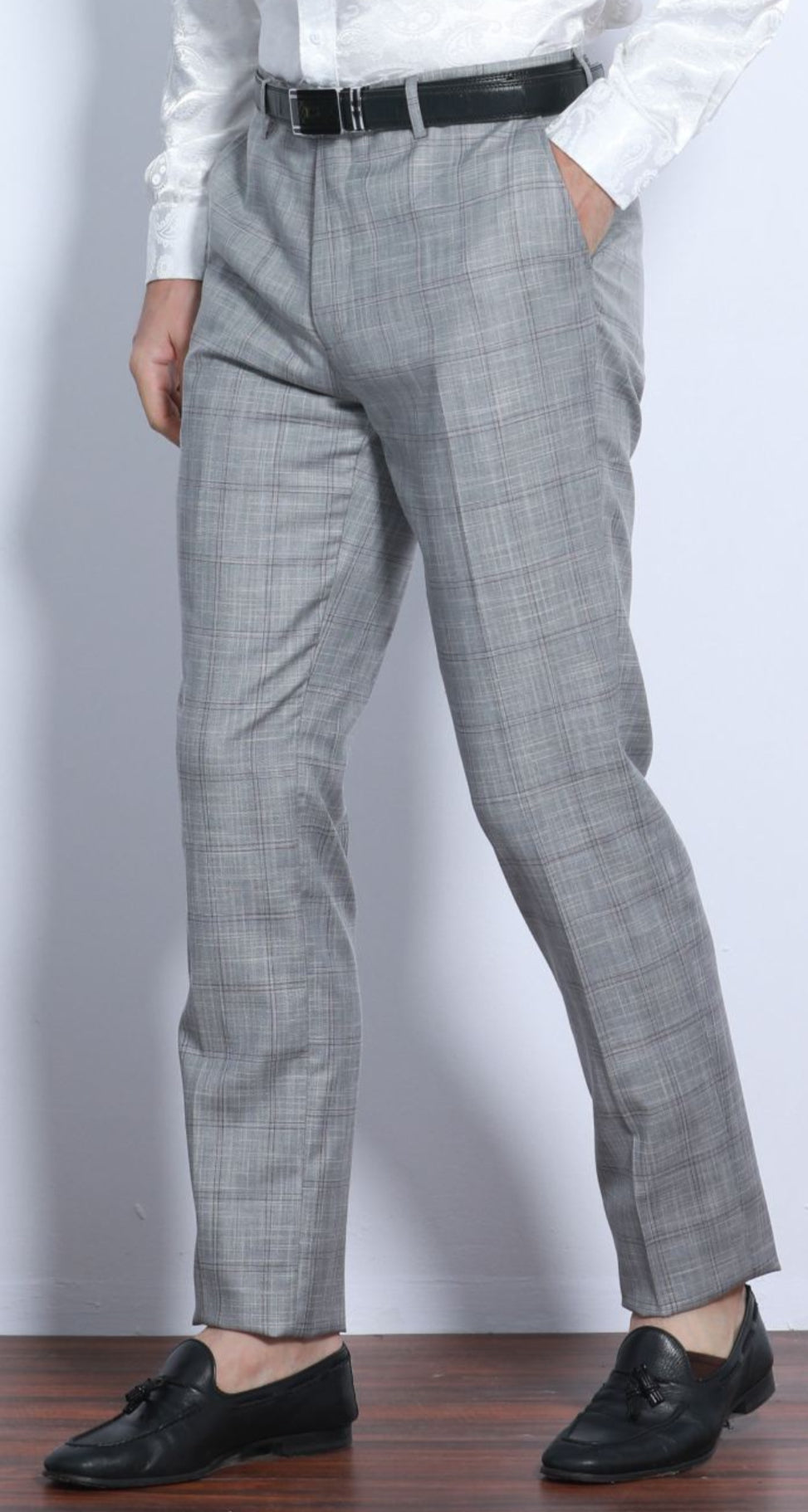 Plaid Casual Attire Slacks